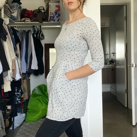 DONATED - Patterned shirt dress with pockets - Picture 2 of 11